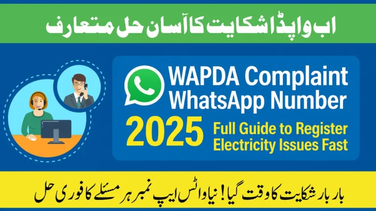 Wapda Complaint WhatsApp Number 2025 Full Guide to Register Electricity Issues Fast