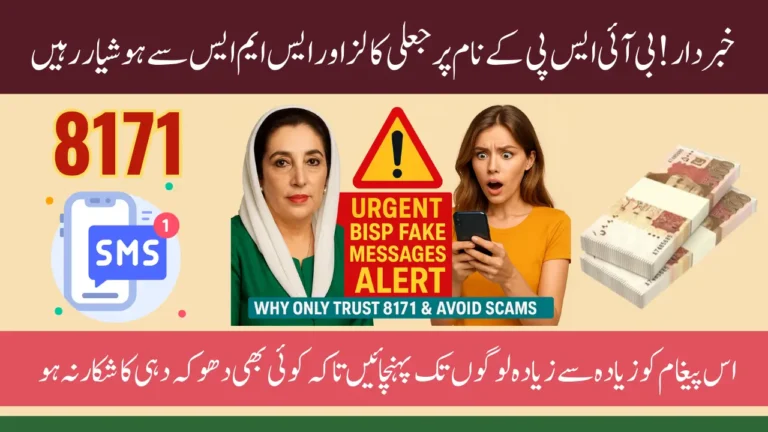 Urgent BISP Fake Messages Alert: Why Only Trust 8171 & Avoid Scams