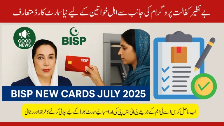 BISP New Cards July 2025 Latest Launch Update for Women Beneficiaries with ATM Access Guide