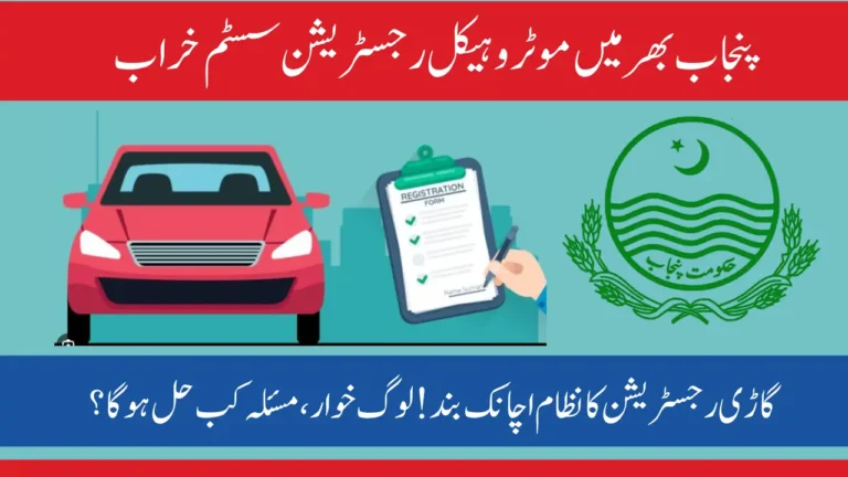 Motor Vehicle Registration System Down Across Punjab: Citizens Face Disruption