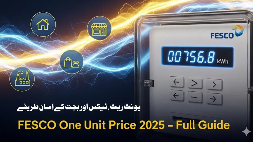 FESCO One Unit Price 2025 – Complete Guide for All Consumers